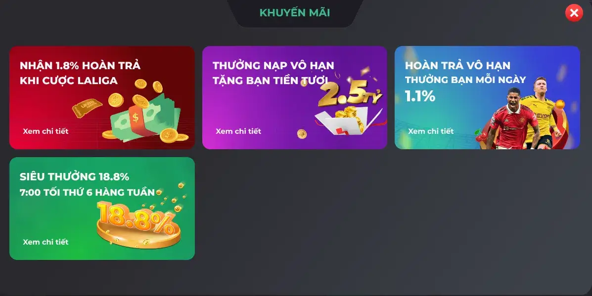 Khuyến mãi Uk88