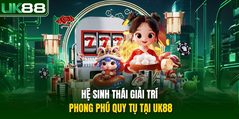 Hệ sinh thái giải trí phong phú quy tụ tại UK88